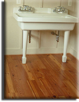 Country Farmhouse Heart Pine Flooring